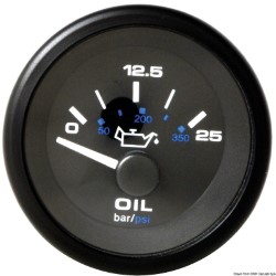 Medidor de presión de aceite 0-400 psi